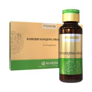 Foherb sanqing oral liquid for intestinal cleansing and natural blood detox